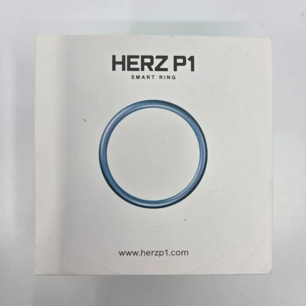 Herz P1 Smart Ring Size 13 Silver Spark Health Fitness Tracker iOS Android